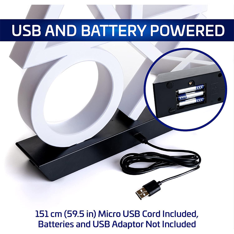 خرید لامپ تزئینی Paladone طرح Playstation سایز ایکس لارج- آبی